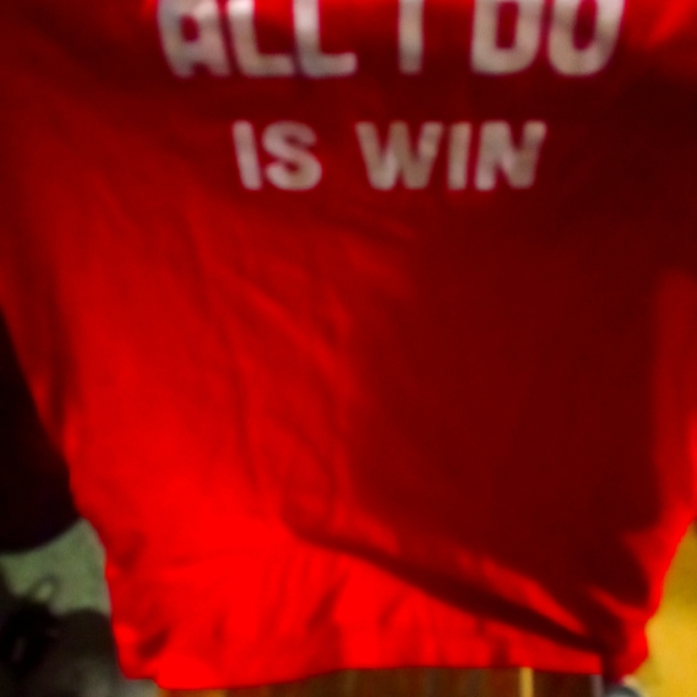 "ALL I DO IS WIN" Coke Red T-Shirt